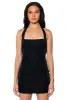 RUCHED HALTER MINI DRESS sold by AKIRA