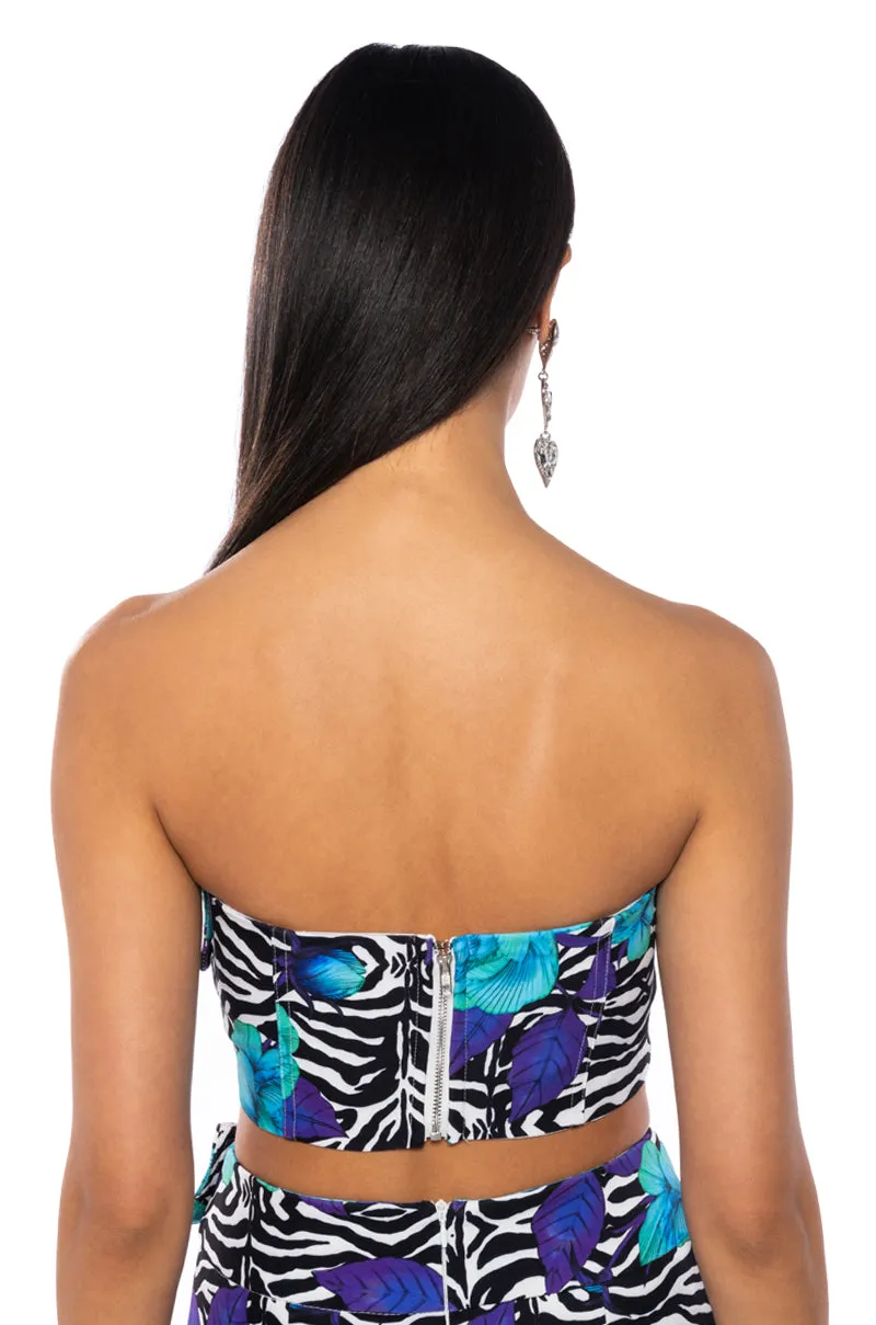 DARE YOU PRINTED BANDEAU sold by AKIRA product image thumbnail 5