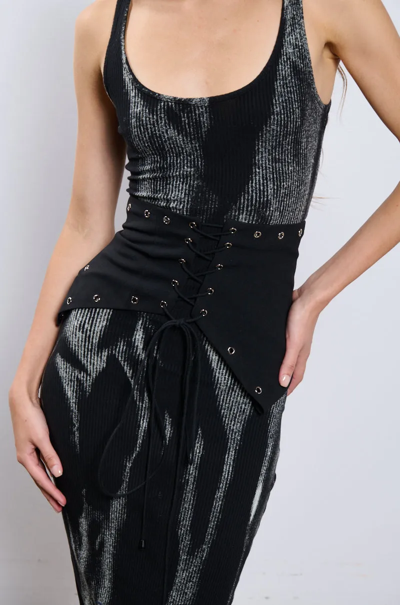 NEVER NORMAL LACE UP BELT sold by AKIRA product image thumbnail 4