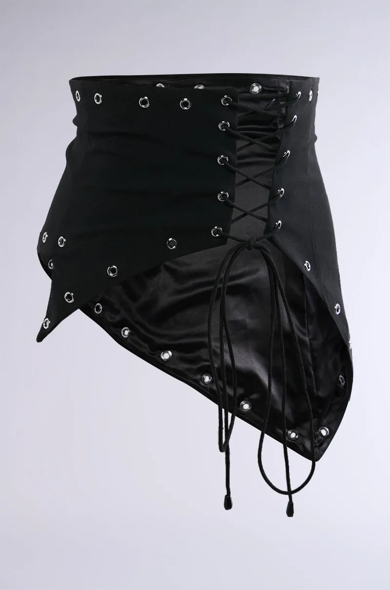 NEVER NORMAL LACE UP BELT sold by AKIRA product image thumbnail 2