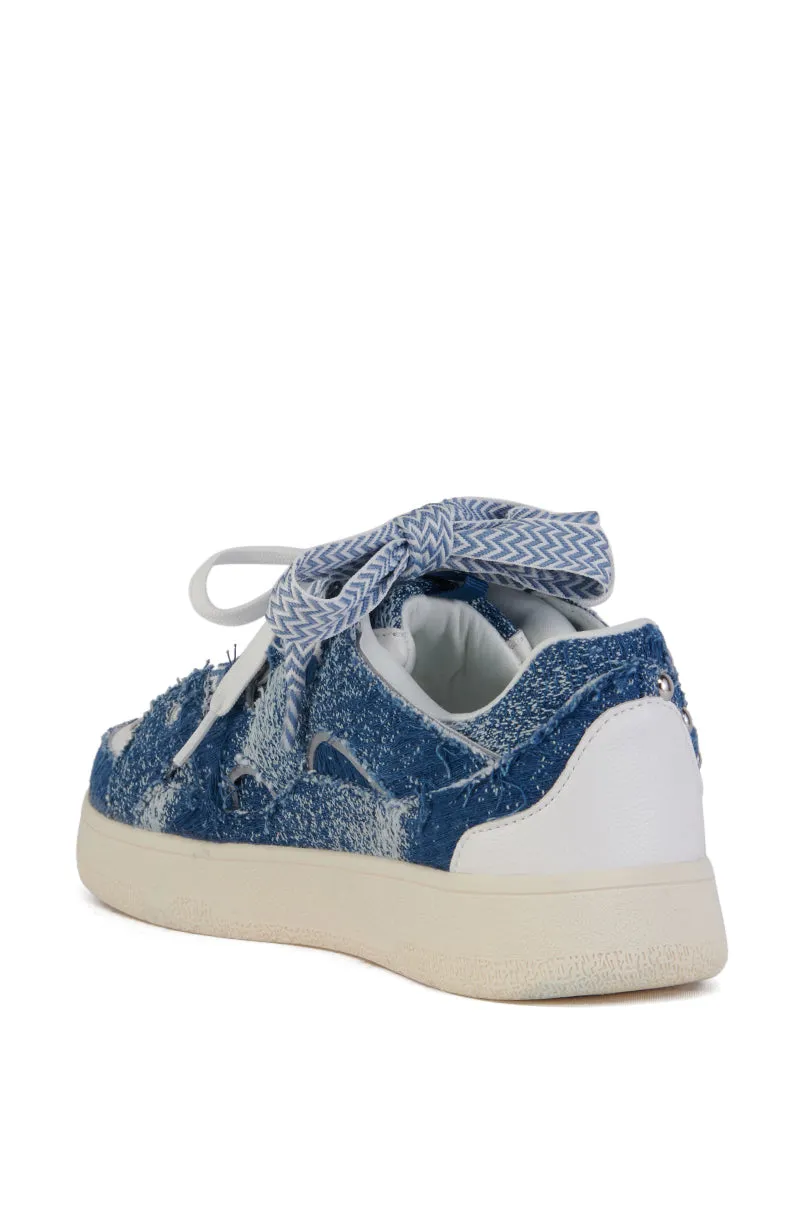 RANI DENIM SNEAKER sold by AKIRA product image thumbnail 4