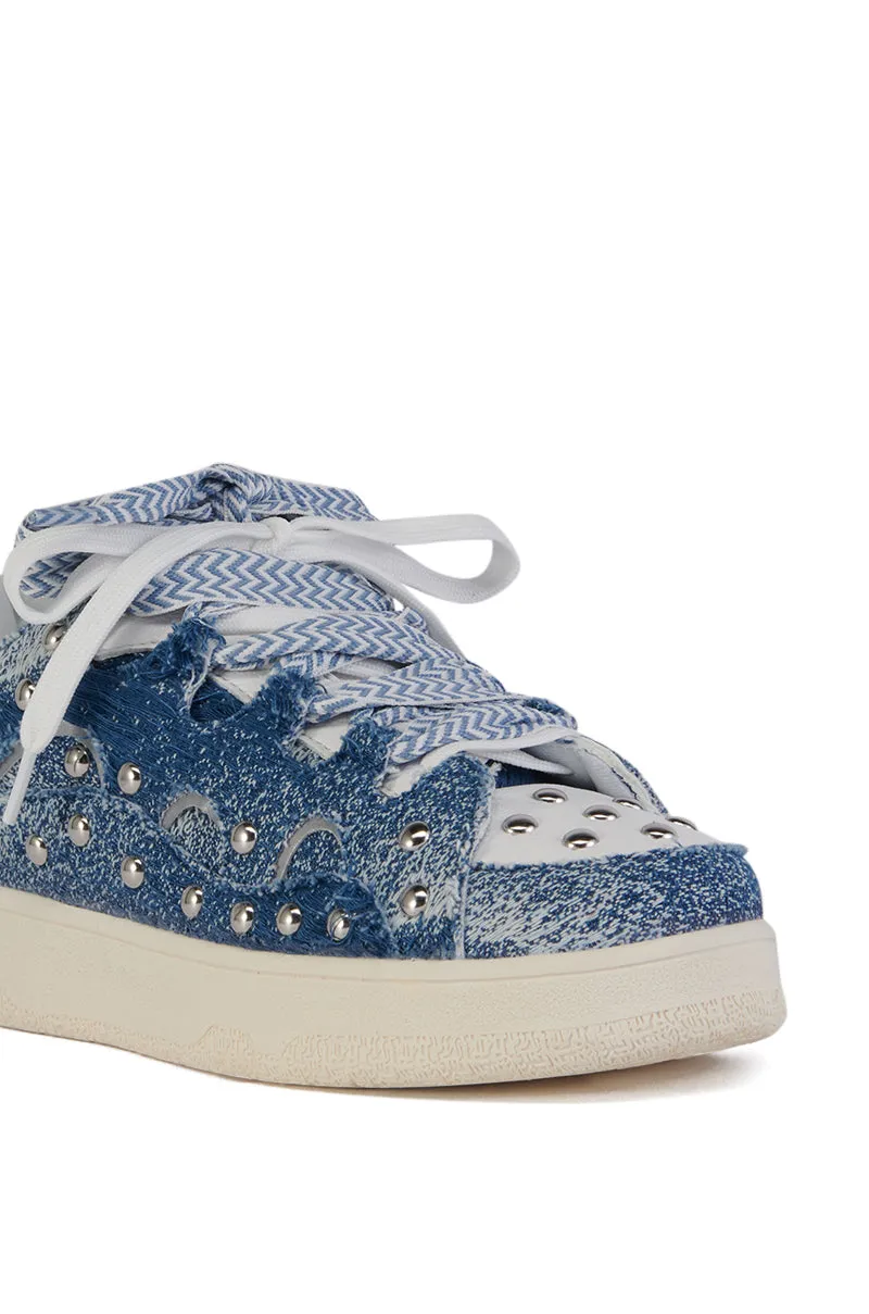 RANI DENIM SNEAKER sold by AKIRA product image thumbnail 5