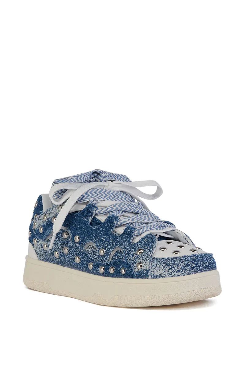 RANI DENIM SNEAKER sold by AKIRA product image thumbnail 3