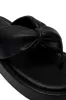 AZALEA WANG KARSYN FLAT SLIP ON SANDAL IN BLACK sold by AKIRA