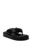AZALEA WANG KARSYN FLAT SLIP ON SANDAL IN BLACK sold by AKIRA