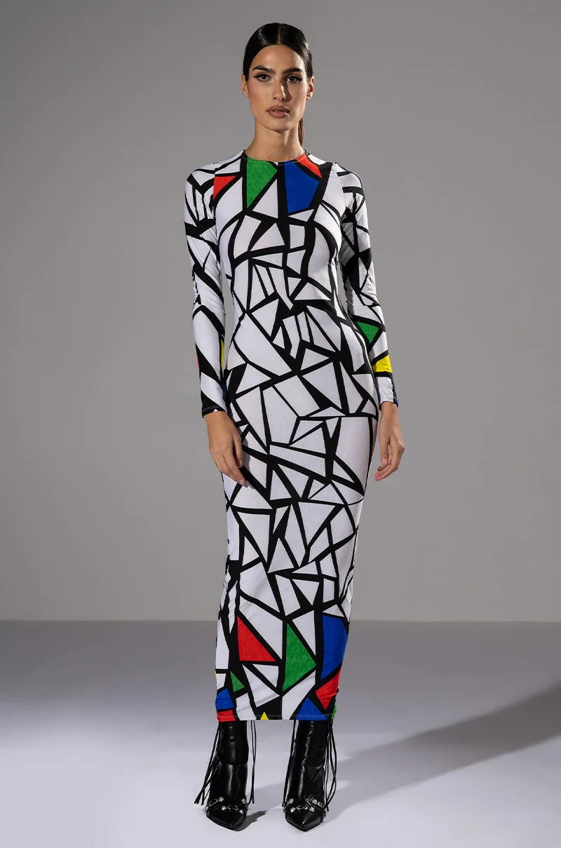 NOAH LONG SLEEVE MAXI DRESS sold by AKIRA product image thumbnail 3