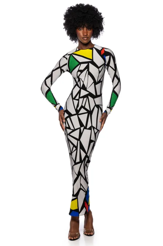 NOAH LONG SLEEVE MAXI DRESS sold by AKIRA