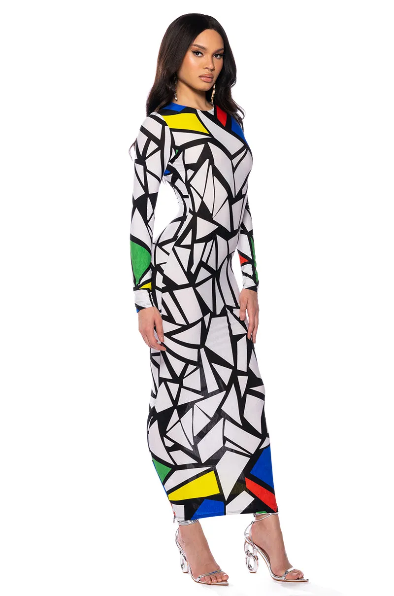 NOAH LONG SLEEVE MAXI DRESS sold by AKIRA product image thumbnail 5