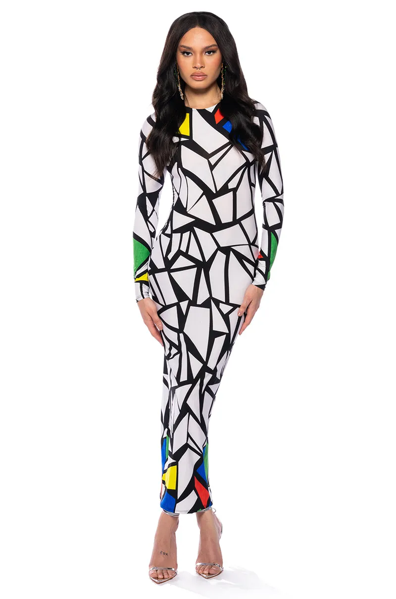 NOAH LONG SLEEVE MAXI DRESS sold by AKIRA product image thumbnail 2