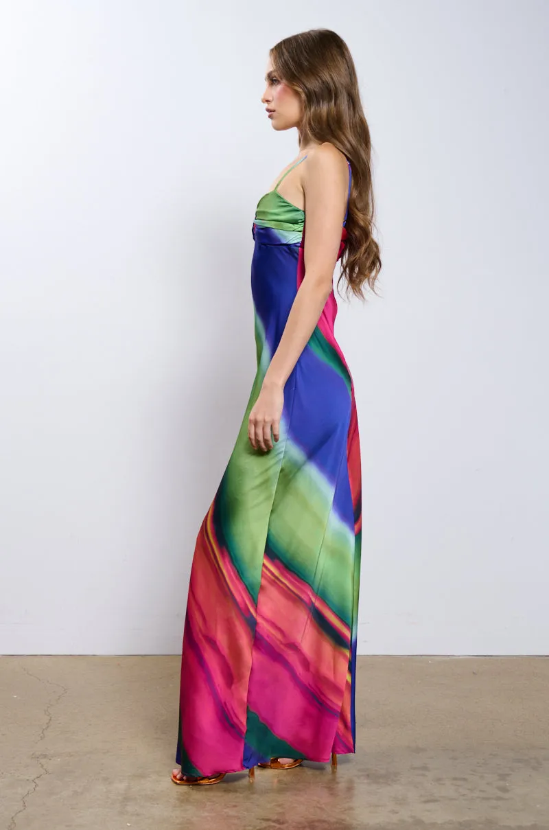 SHE'S THAT GIRL PRINTED MIDI DRESS sold by AKIRA product image thumbnail 5