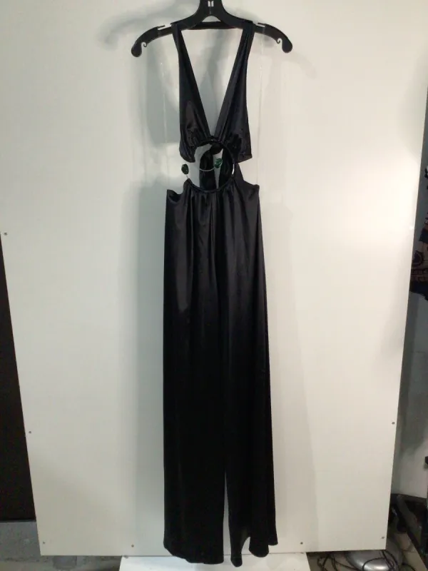 SHES UNFORGETTABLE BLACK SLINKY JUMPSUIT sold by AKIRA