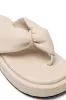 AZALEA WANG KARSYN FLAT SLIP ON SANDAL IN CREAM sold by AKIRA