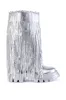 AZALEA WANG CYNDRA SILVER FRINGE BOOT sold by AKIRA