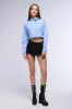 NEVER TOO SHORT MINI SKIRT IN BLACK sold by AKIRA