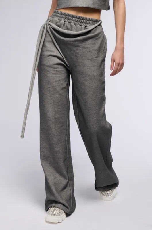 MAIA WIDE LEG JOGGER PANT sold by AKIRA