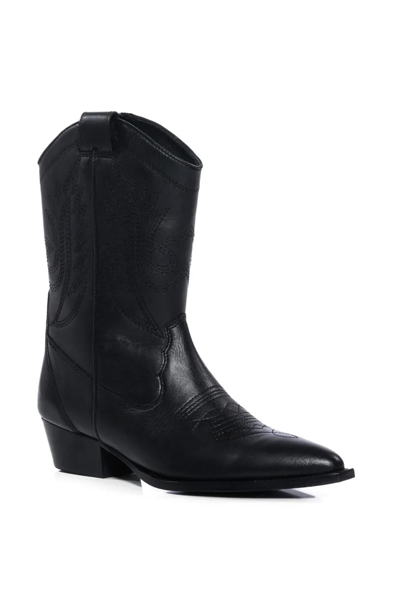AZALEA WANG MOCO BLACK WESTERN BOOT sold by AKIRA product image thumbnail 3