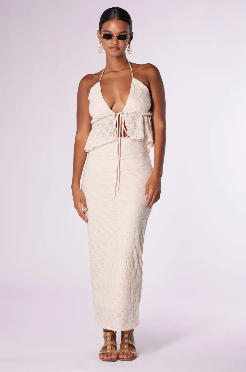 EASY TO BE LOVED MAXI SKIRT sold by AKIRA product image thumbnail 5