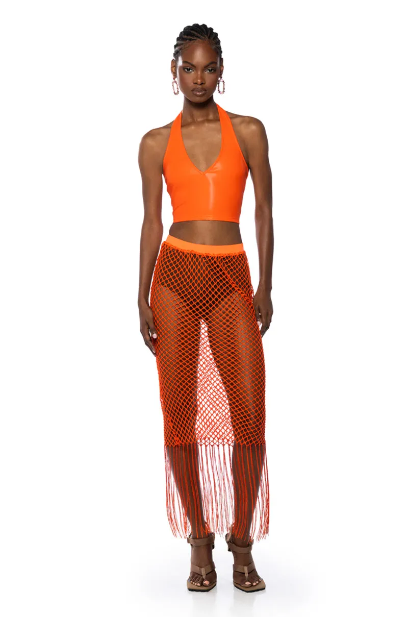 RIO HALTER CROP TOP sold by AKIRA product image thumbnail 2