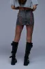 CALLIE LACE UP DENIM MINI SKIRT sold by AKIRA