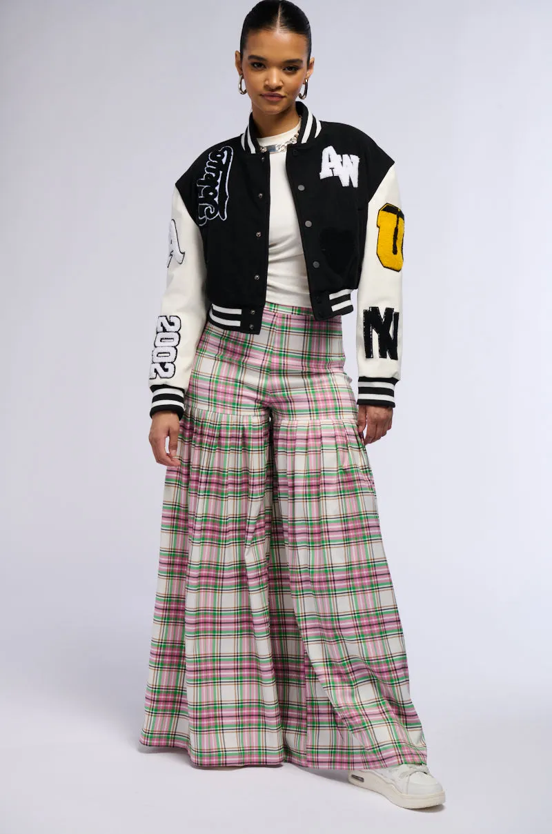 WHATEVER IT IS PLAID PLEATED PANT sold by AKIRA product image thumbnail 5
