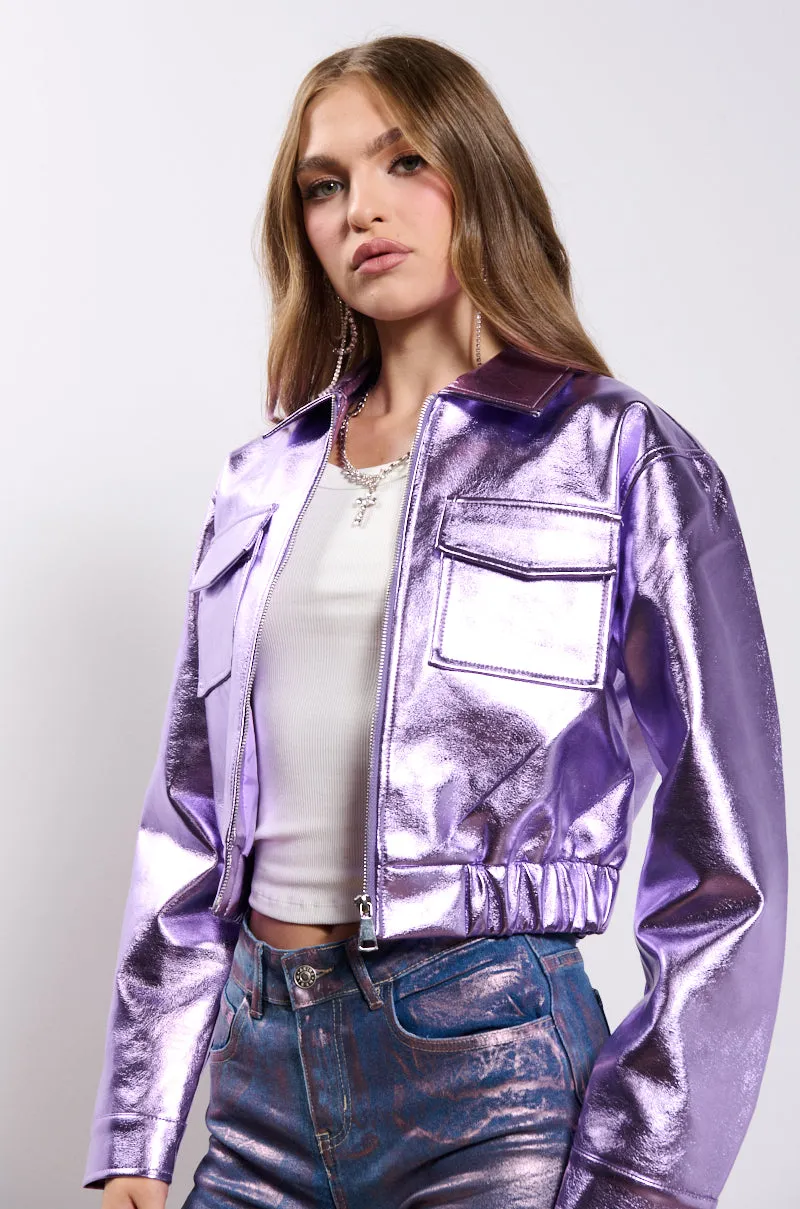 ALL THE WAY UP METALLIC MOTO sold by AKIRA product image thumbnail 2