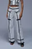 HAMPTONS TRIMMED TROUSER sold by AKIRA