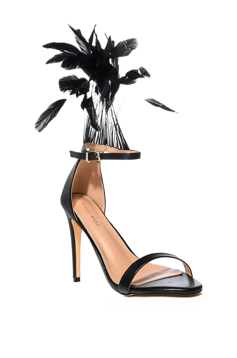 AZALEA WANG OAK PETAL SANDAL IN BLACK sold by AKIRA product image thumbnail 3
