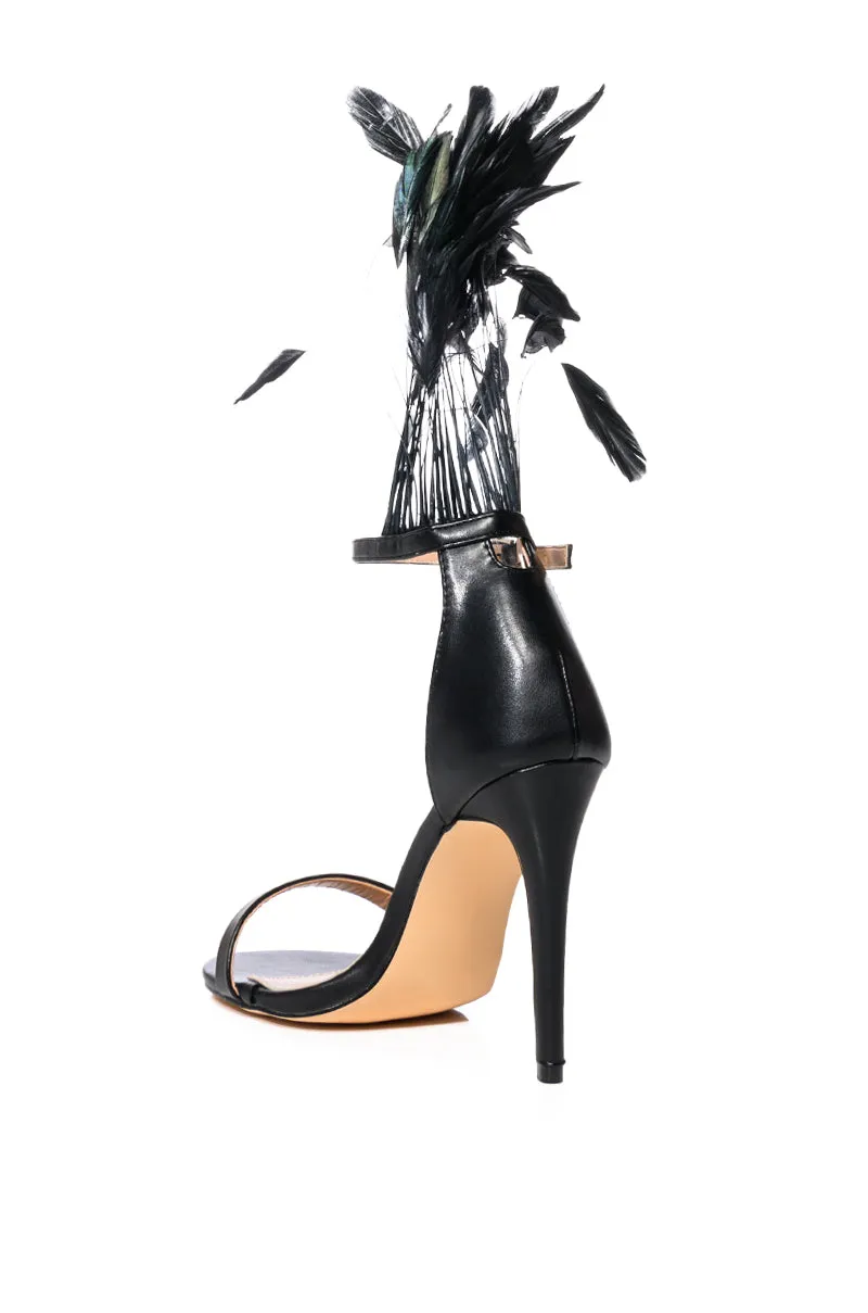 AZALEA WANG OAK PETAL SANDAL IN BLACK sold by AKIRA product image thumbnail 4