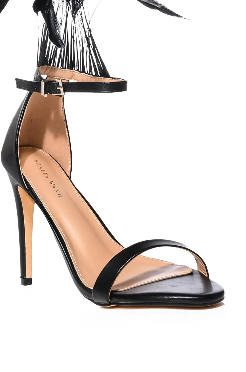 AZALEA WANG OAK PETAL SANDAL IN BLACK sold by AKIRA product image thumbnail 5
