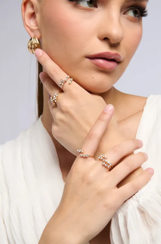ABSTRACT LIFE RING SET sold by AKIRA