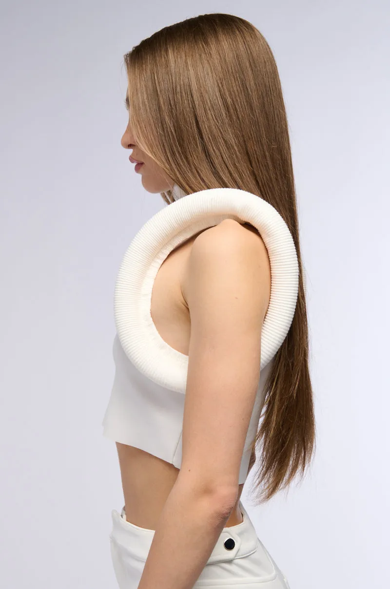 ALL ABOUT THE DETAILS TOP IN WHITE sold by AKIRA product image thumbnail 3