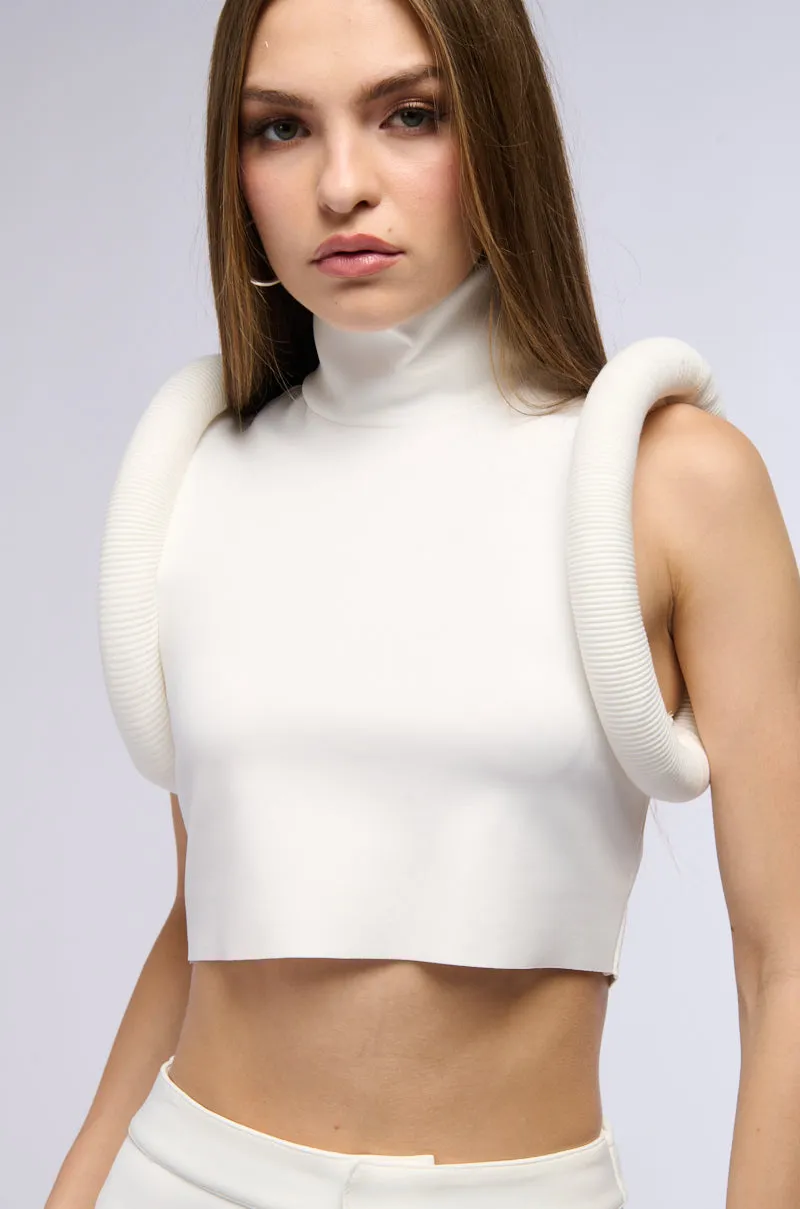 ALL ABOUT THE DETAILS TOP IN WHITE sold by AKIRA product image thumbnail 2