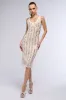 DIAMONDS ARE MY BEST FRIEND RHINESTONE MIDI DRESS sold by AKIRA