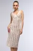 DIAMONDS ARE MY BEST FRIEND RHINESTONE MIDI DRESS sold by AKIRA