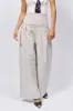 LUNA HIGH WAISTED WIDE LEG LINEN TROUSER sold by AKIRA