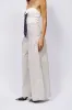 LUNA HIGH WAISTED WIDE LEG LINEN TROUSER sold by AKIRA