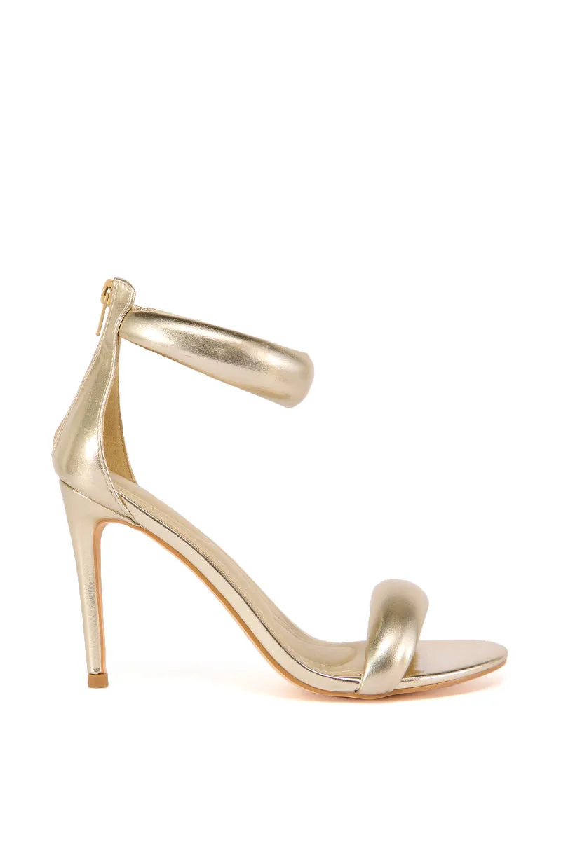 AZALEA WANG MIDNA GOLD SANDAL sold by AKIRA product image thumbnail 2