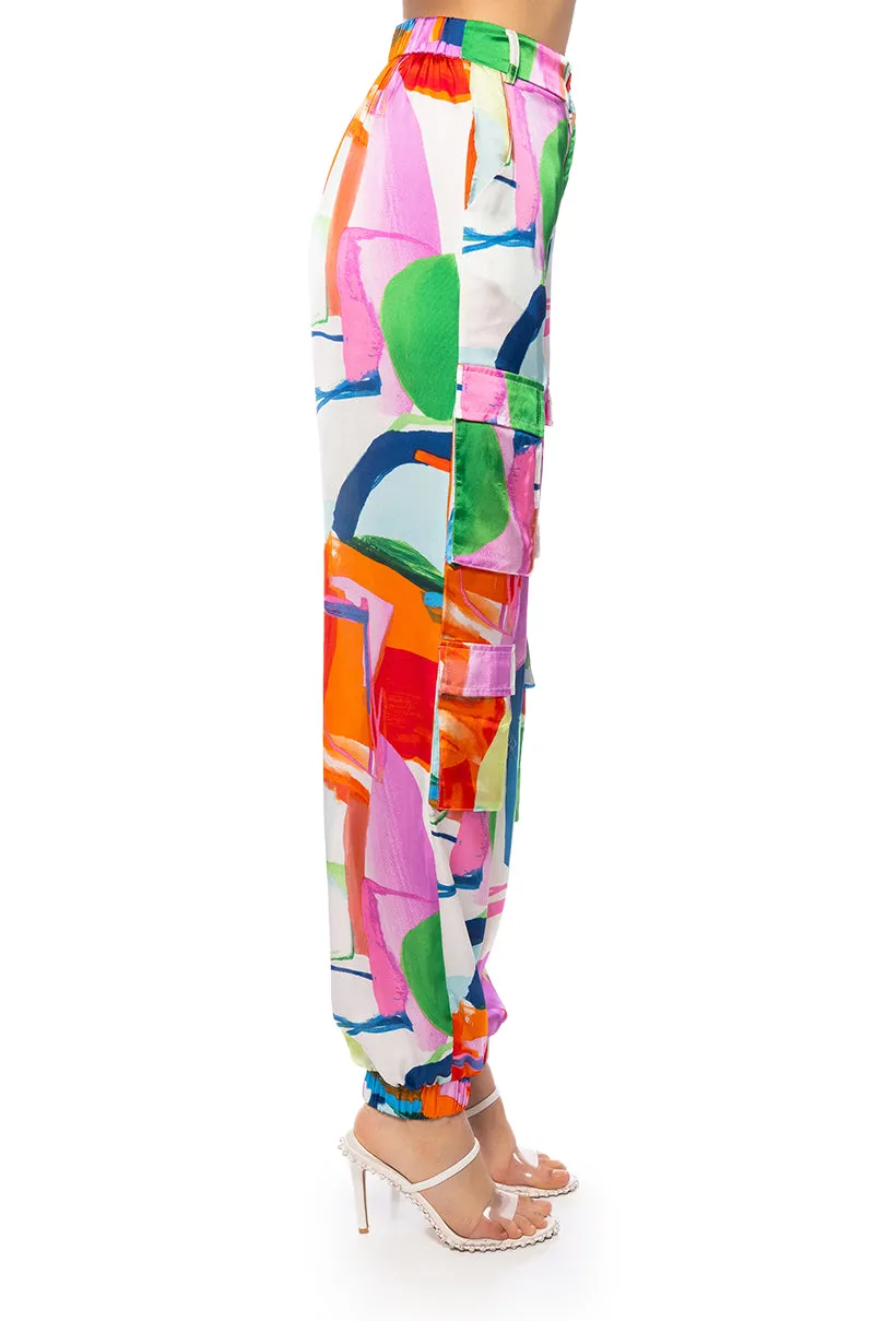 QUINN ABSTRACT PRINTED JOGGER sold by AKIRA product image thumbnail 5