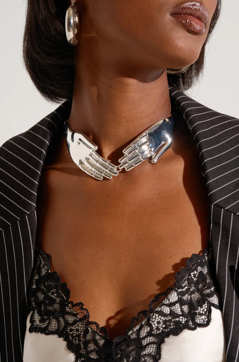 STAY IN TOUCH CHOKER NECKLACE sold by AKIRA