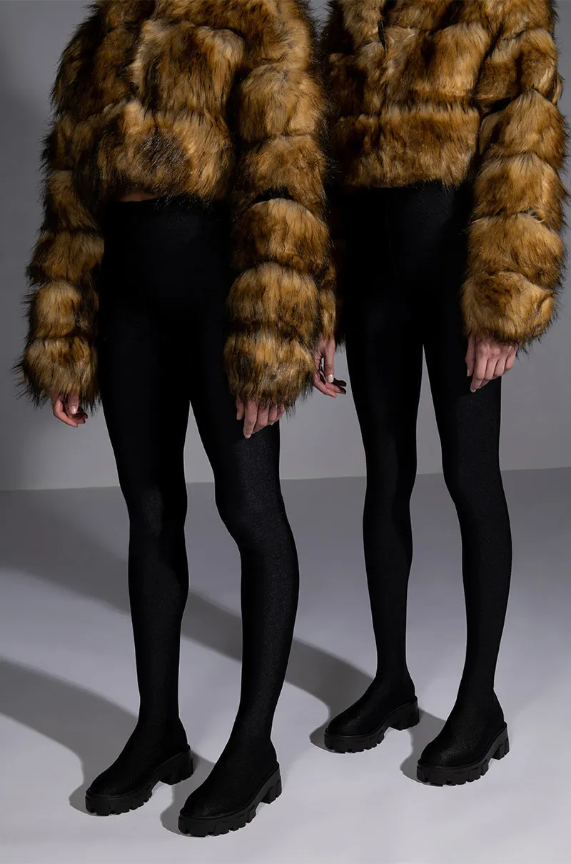 AZALEA WANG TITO DISCO PANT BOOT sold by AKIRA