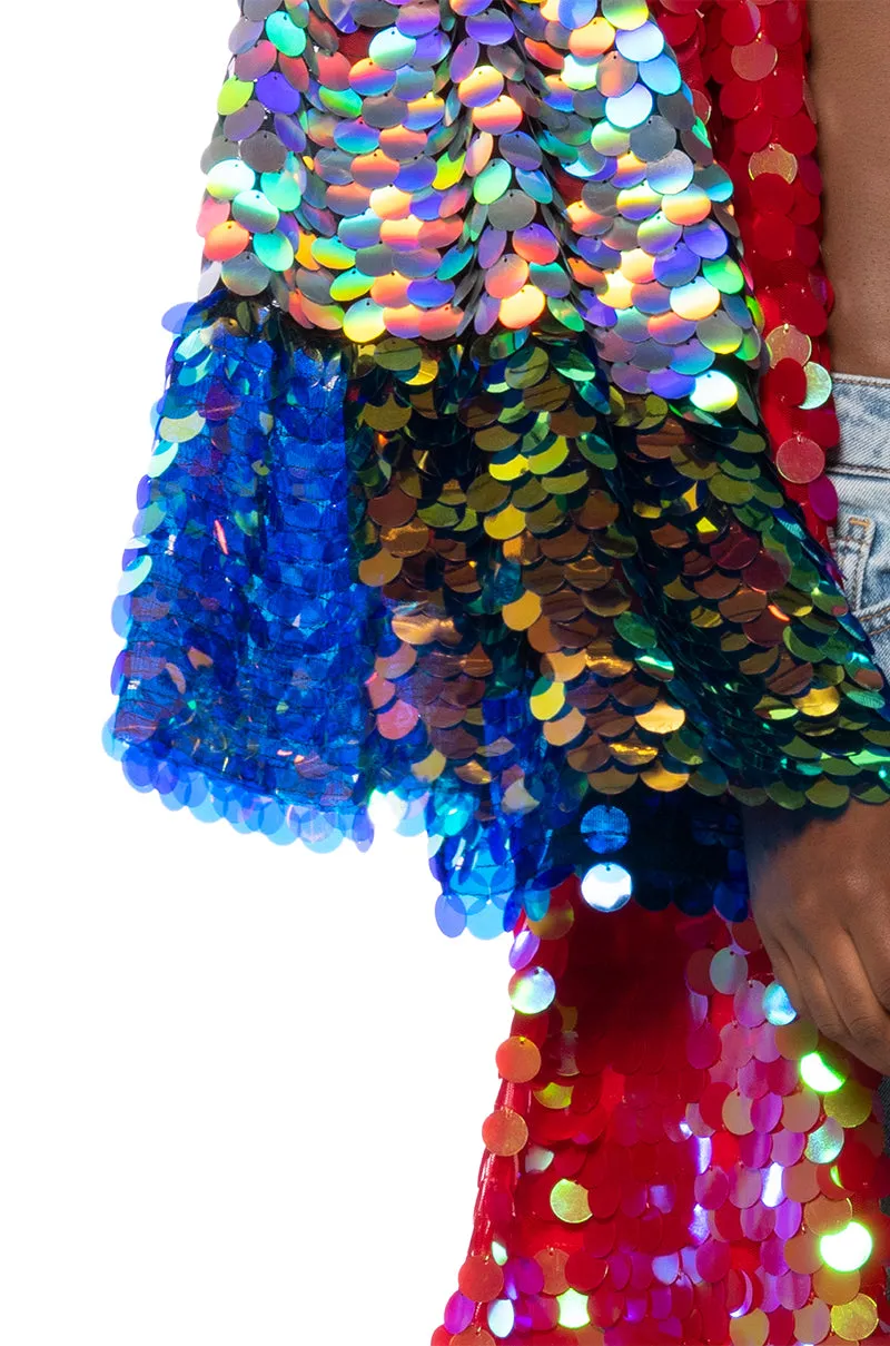 FOR THE DRAMA QUEENS SEQUIN DUSTER sold by AKIRA product image thumbnail 5