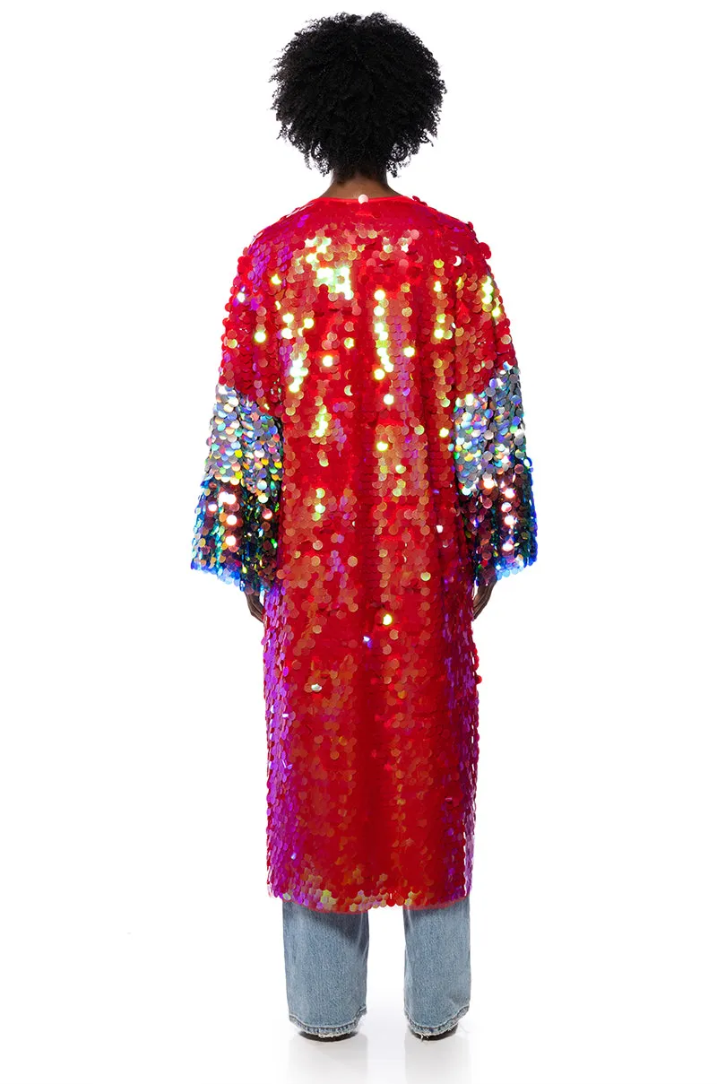 FOR THE DRAMA QUEENS SEQUIN DUSTER sold by AKIRA product image thumbnail 4