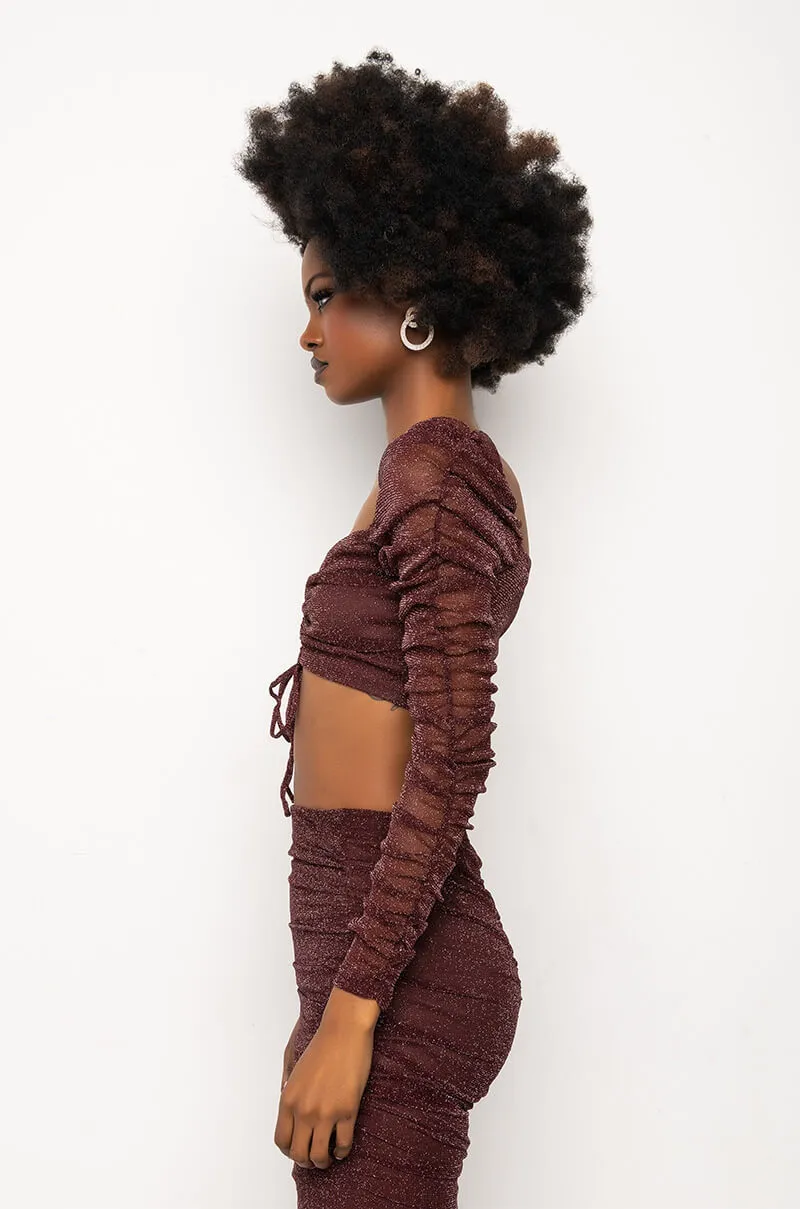 DO IT LIKE ME CROPPED BLOUSE sold by AKIRA product image thumbnail 5