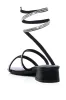 AZALEA WANG TALIRA BLACK COIL FLAT SANDAL sold by AKIRA