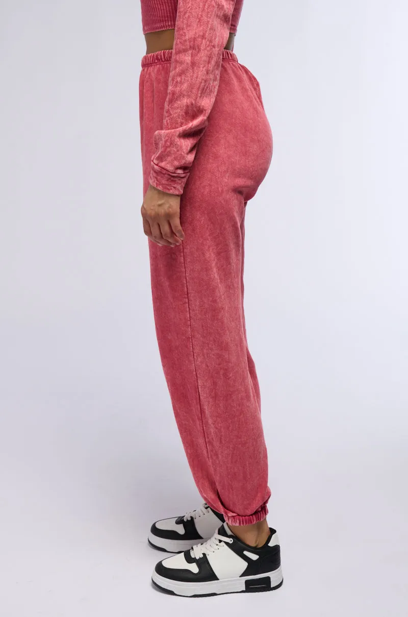 MADDIE WASHED KNIT JOGGER sold by AKIRA product image thumbnail 2