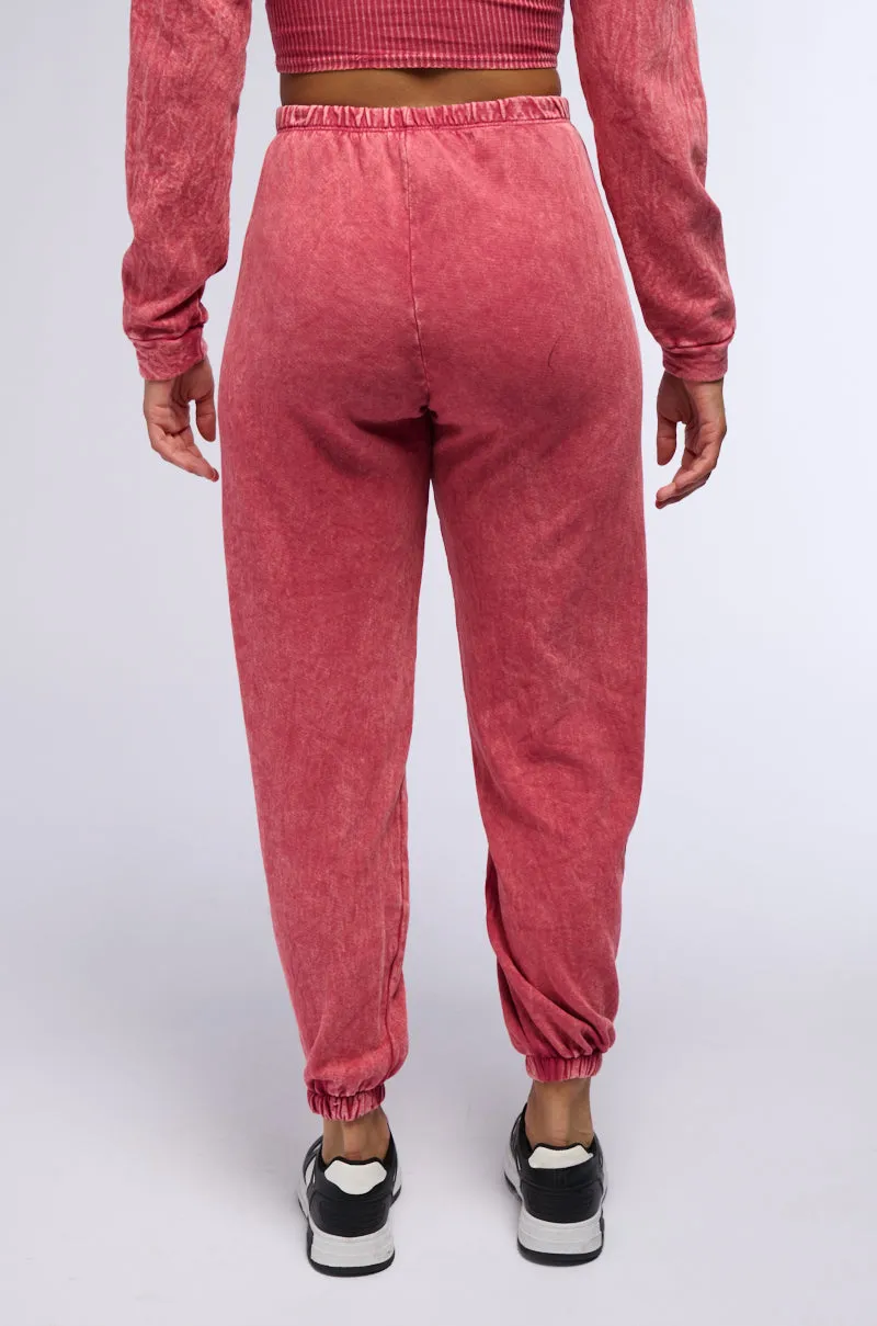 MADDIE WASHED KNIT JOGGER sold by AKIRA product image thumbnail 3