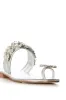 AZALEA WANG WHIMSEY EMBELLISHED SANDAL IN SILVER sold by AKIRA