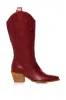 AZALEA WANG FLINT RED COWBOY BOOTIE sold by AKIRA