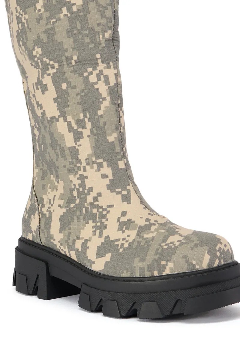 AZALEA WANG ARCADIO CAMO BOOT sold by AKIRA product image thumbnail 5