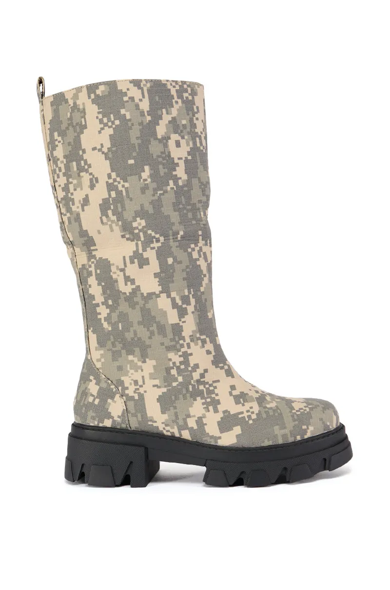 AZALEA WANG ARCADIO CAMO BOOT sold by AKIRA product image thumbnail 2